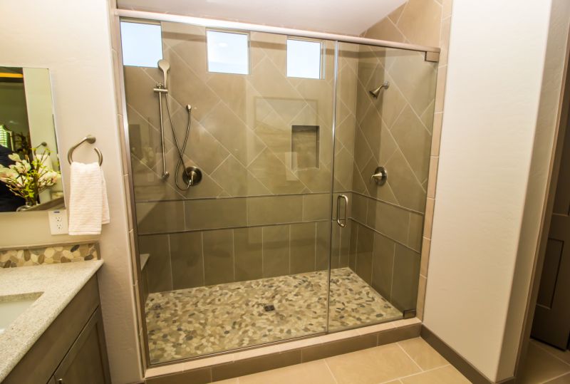 Completed Modern Shower
